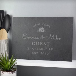(image for) Personalised New Home Slate