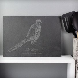 (image for) Personalised Pheasant Slate Placemat