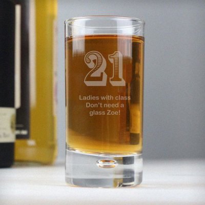 (image for) Personalised Age Bubble Shot Glass
