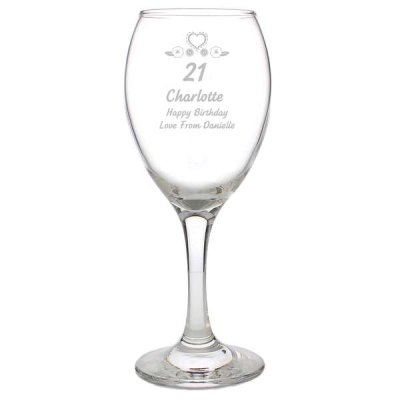 (image for) Personalised Birthday Craft Wine Glass