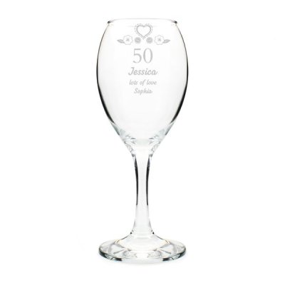 (image for) Personalised Birthday Craft Wine Glass