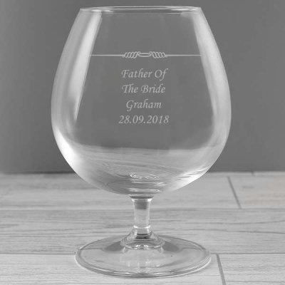 (image for) Personalised Decorative Brandy Glass