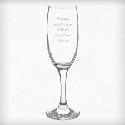 (image for) Personalised Any Message Prosecco Flute