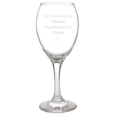 (image for) Personalised Any Message Wine Glass