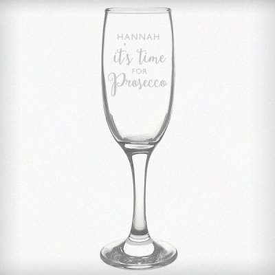 (image for) Personalised 'It's Time for Prosecco' Flute