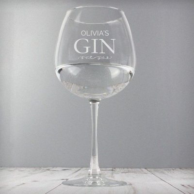 (image for) Personalised Gin Balloon Glass