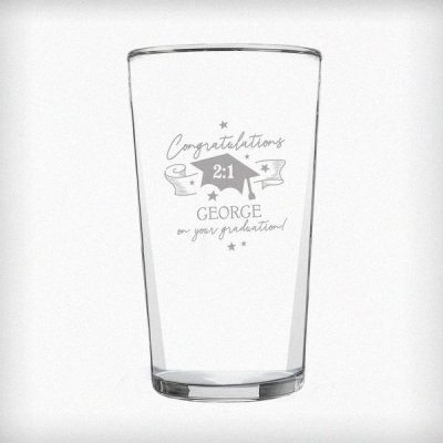 (image for) Personalised Graduation Pint Glass