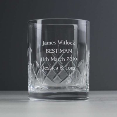 (image for) Personalised Crystal Whisky Tumbler