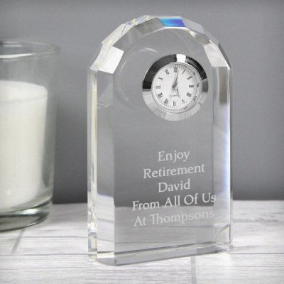 (image for) Personalised Crystal Clock