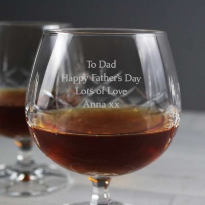 (image for) Personalised Crystal Small Brandy Glass