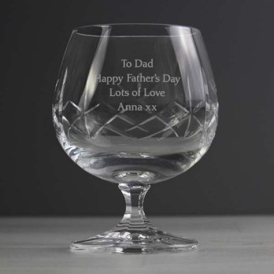(image for) Personalised Crystal Small Brandy Glass