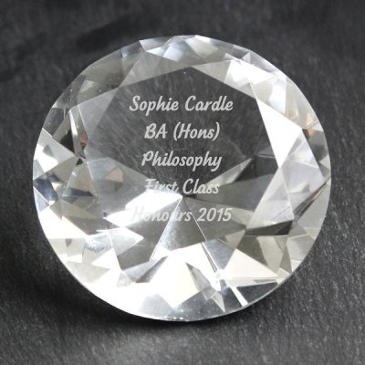 (image for) Personalised Diamond Paperweight