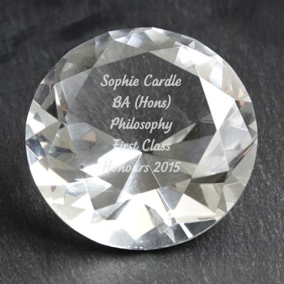 (image for) Personalised Diamond Paperweight