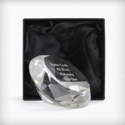 (image for) Personalised Diamond Paperweight