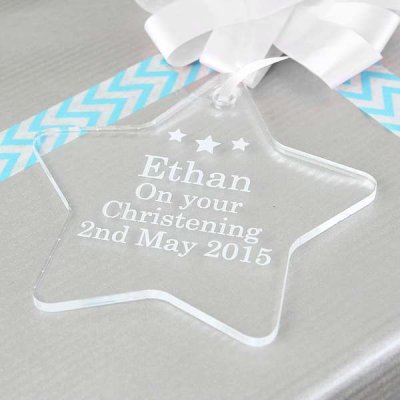 (image for) Personalised Acrylic Star Decoration