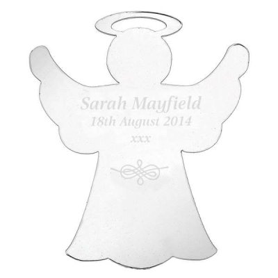 (image for) Personalised Acrylic Angel Decoration