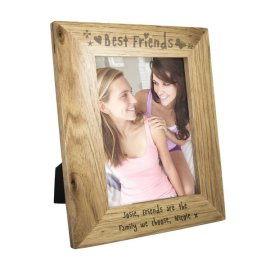 (image for) Personalised 5x7 Best Friends Wooden Photo Frame