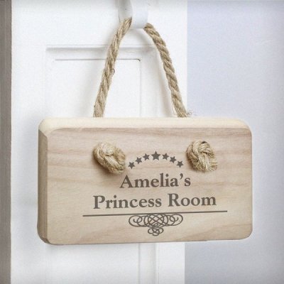 (image for) Personalised Decorative Swirl Wooden Sign