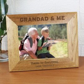 (image for) Personalised Grandad & Me 5x7 Photo Frame