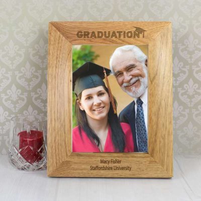 (image for) Personalised 5x7 Graduation Wooden Photo Frame