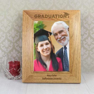 (image for) Personalised 6x4 Graduation Wooden Photo Frame