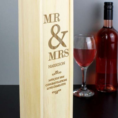 (image for) Personalised Couples Bottle Presentation Box