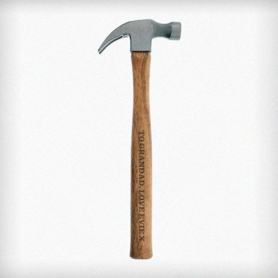 (image for) Personalised Bold Text Hammer