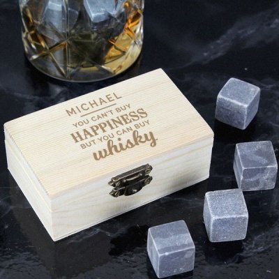 (image for) Personalised Happiness Whisky Stones