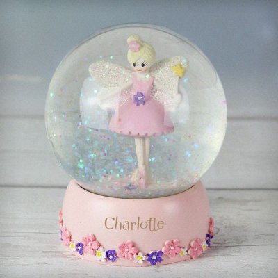 (image for) Personalised Fairy Any Name Snow Globe