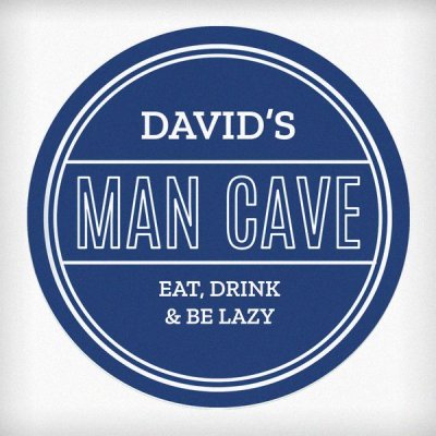 (image for) Personalised Man Cave Heritage Plaque