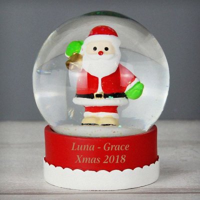 (image for) Santa Personalised Snow Globe