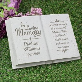(image for) Personalised In Loving Memory Memorial Book
