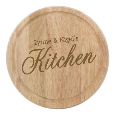 (image for) Personalised Kitchen Round Chopping Board