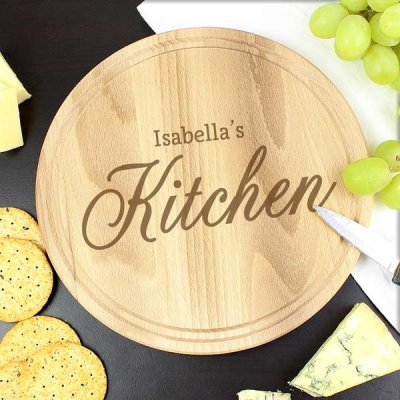 (image for) Personalised Kitchen Round Chopping Board