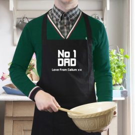 (image for) Personalised No1 Dad Apron