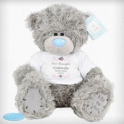 (image for) Personalised Me To You Flower Girl Teddy with T-Shirt