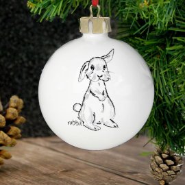 (image for) Personalised Bunny Bauble