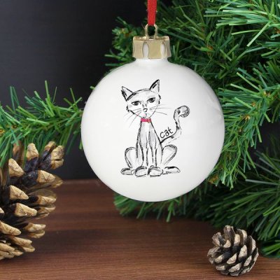 (image for) Personalised Cat Bauble