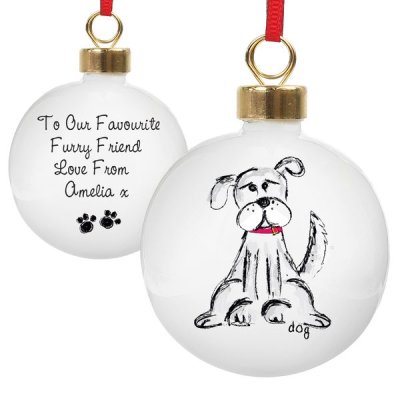 (image for) Personalised Dog Bauble