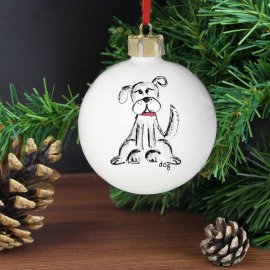(image for) Personalised Dog Bauble