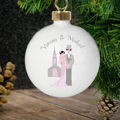 (image for) Personalised Fabulous Couple Bauble