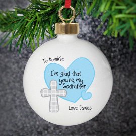 (image for) Personalised Godfather Bauble