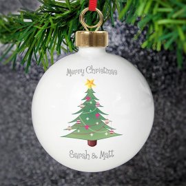 (image for) Personalised Christmas Tree Bauble