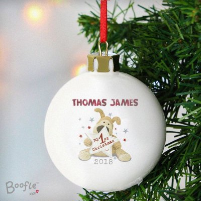 (image for) Personalised Boofle My 1st Christmas Bauble