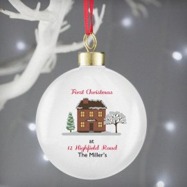 (image for) Personalised Cosy Christmas Bauble