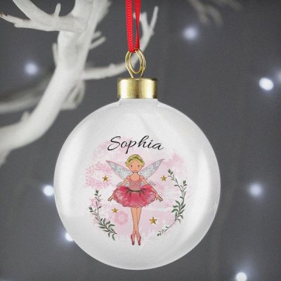 (image for) Personalised Sugar Plum Fairy Bauble