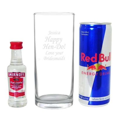 (image for) Personalised Vodka and Red Bull Gift Set