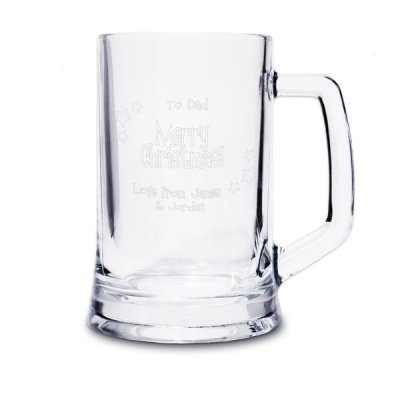 (image for) Personalised Merry Christmas Pint