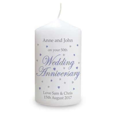 (image for) Personalised Anniversary Candle