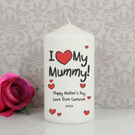 (image for) Personalised I Heart My Candle